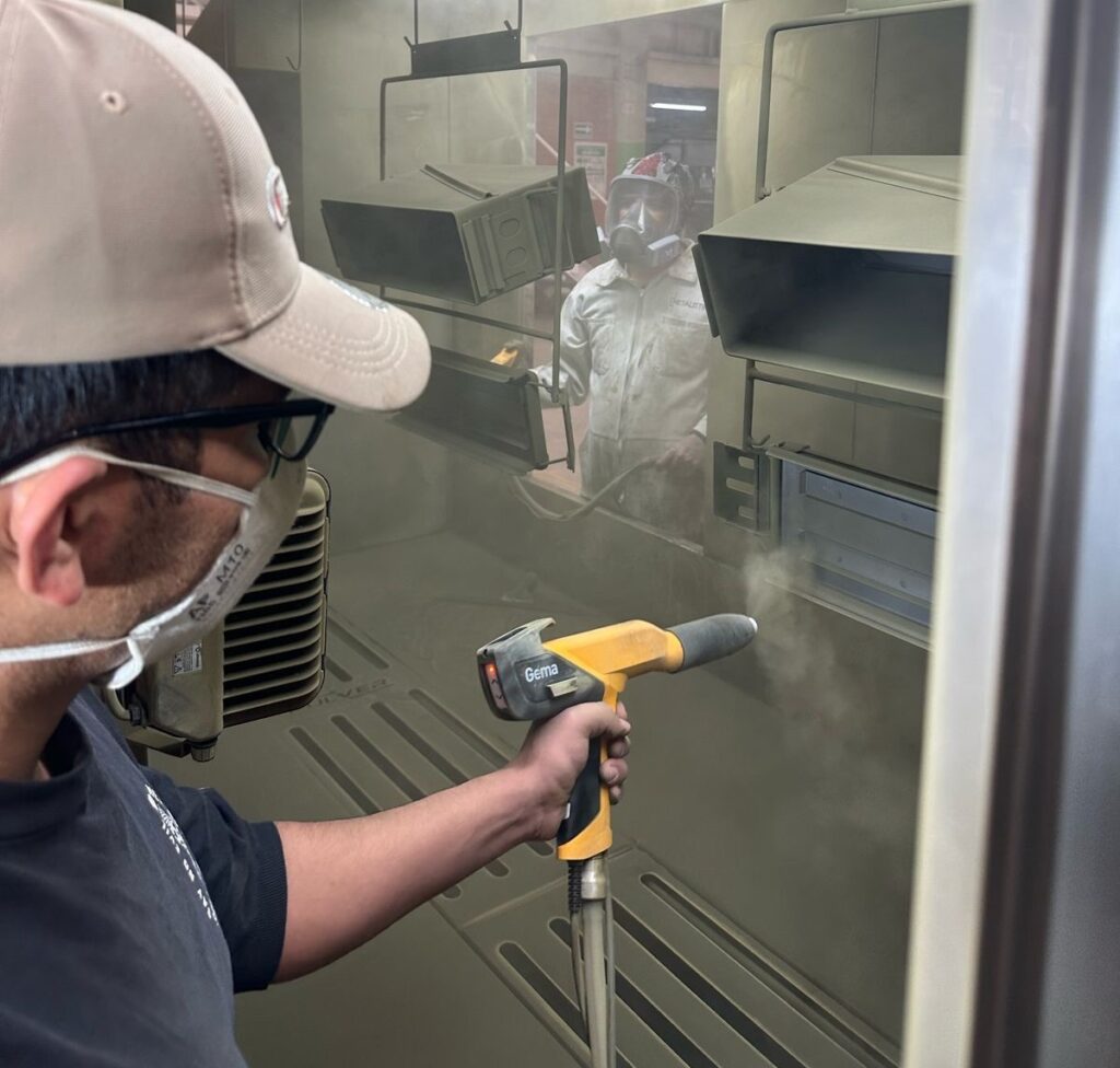 pintura en polvo en México